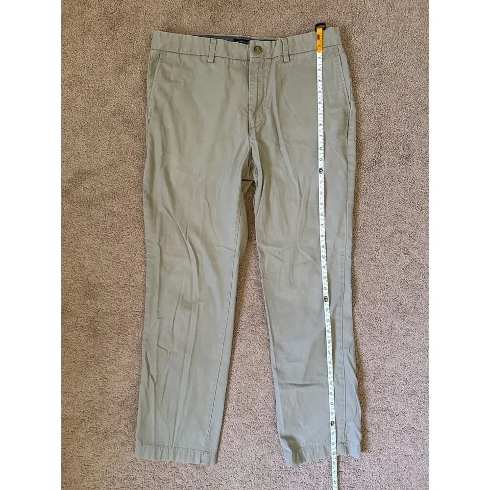 Banana Republic Emerson Men’s Chino Pants 34x32 Khaki 100% Cotton